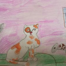 Александра Дмитриевна Свинцова в конкурсе «Замурчательные рисунки»