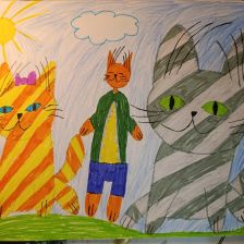 Милана Хамутовская в конкурсе «Замурчательные рисунки»