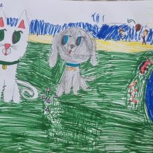 Полина Сергеевна Березовская в конкурсе «Замурчательные рисунки»