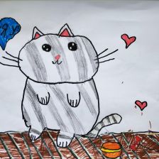 Дарья в конкурсе «Замурчательные рисунки»