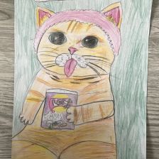 Елизавета Александра Алёшина в конкурсе «Замурчательные рисунки»