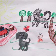 Даша Романовская в конкурсе «Замурчательные рисунки»