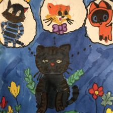 Настя Александровна Красилина в конкурсе «Замурчательные рисунки»