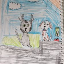 Анастасия Олеговна Храмцова в конкурсе «Замурчательные рисунки»