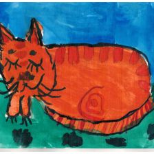 Лиза в конкурсе «Замурчательные рисунки»