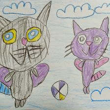 Софья Сергеевна Ковалева в конкурсе «Замурчательные рисунки»