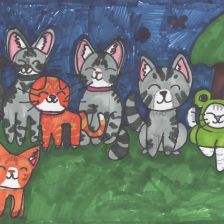 Варвара Романова Алексеевна в конкурсе «Замурчательные рисунки»