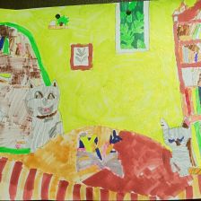 Лиана Гайнуллина в конкурсе «Замурчательные рисунки»