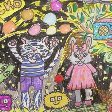 Егор Патапкин в конкурсе «Замурчательные рисунки»