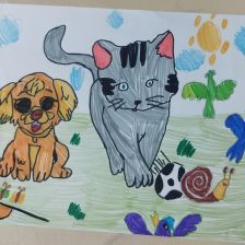 Елизавета Тихоновна Резникова в конкурсе «Замурчательные рисунки»