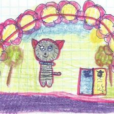 Валерия Максимовна Ломакина в конкурсе «Замурчательные рисунки»