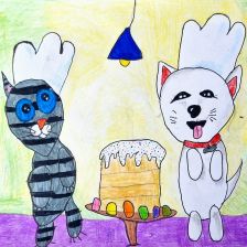 Мария Евгеньевна Мазур в конкурсе «Замурчательные рисунки»