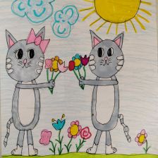 София Счастная в конкурсе «Замурчательные рисунки»