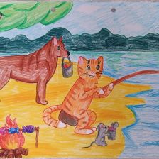 Даша Морозова в конкурсе «Замурчательные рисунки»