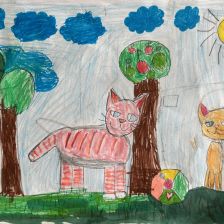 Милана Станиславовна Ивченкова в конкурсе «Замурчательные рисунки»