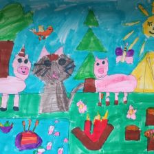 Мария Игоревна Орлова в конкурсе «Замурчательные рисунки»