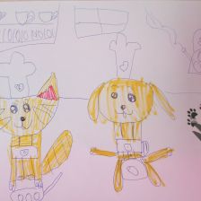 Полина в конкурсе «Замурчательные рисунки»