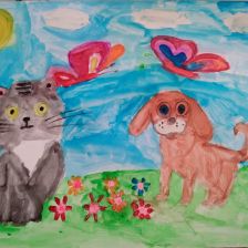 Малика Владимировна Ермоленко в конкурсе «Замурчательные рисунки»