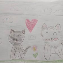 Александра Ерошкина в конкурсе «Замурчательные рисунки»