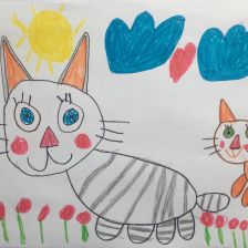 Кира Алексеевна Клычева в конкурсе «Замурчательные рисунки»