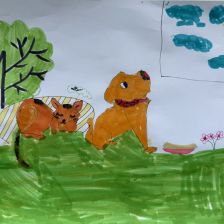 Дарина Павловна Васильева в конкурсе «Замурчательные рисунки»