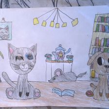 Есения Олеговна Черниенко в конкурсе «Замурчательные рисунки»