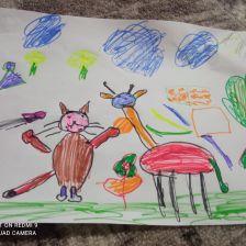 Ева Шиянова в конкурсе «Замурчательные рисунки»