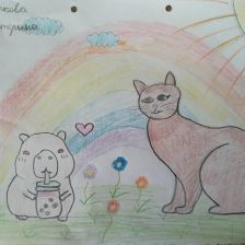 Катя Андреевна Старкова в конкурсе «Замурчательные рисунки»