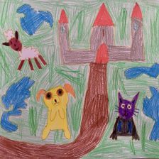 Полина в конкурсе «Замурчательные рисунки»