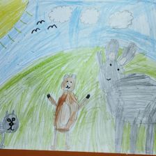 Михаил в конкурсе «Замурчательные рисунки»