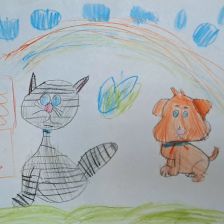 Полина Витальевна Кривоблоцкая в конкурсе «Замурчательные рисунки»