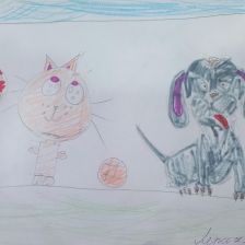 Лера Дмитриевна Валерия в конкурсе «Замурчательные рисунки»