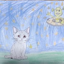 София Александровна Котова в конкурсе «Замурчательные рисунки»