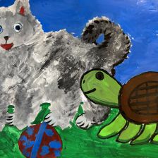 Мирослава Владимировна Русских в конкурсе «Замурчательные рисунки»