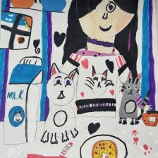 Мария Евгеньевна Дынникова в конкурсе «Замурчательные рисунки»