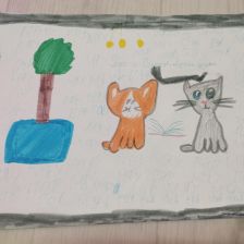 Ульяна Андреевна Ведерникова в конкурсе «Замурчательные рисунки»