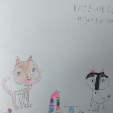 Алиса в конкурсе «Замурчательные рисунки»