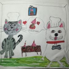 София Александровна Богоманова в конкурсе «Замурчательные рисунки»