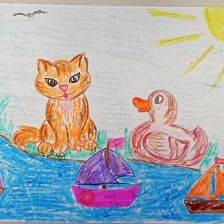 Самир в конкурсе «Замурчательные рисунки»