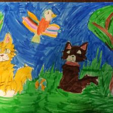 Полина Анатольевна Шевлюк в конкурсе «Замурчательные рисунки»