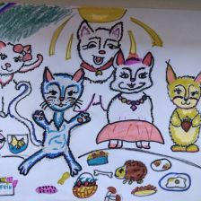 Ульяна Александровна Кузнецова в конкурсе «Замурчательные рисунки»