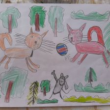 Федя Дёмин в конкурсе «Замурчательные рисунки»