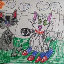 Даша Алексеевна Байдакова в конкурсе «Замурчательные рисунки»