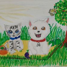 София Вигеновна Багдасарова в конкурсе «Замурчательные рисунки»