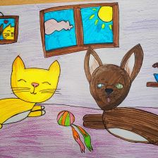 Дарья Романовна Романовская в конкурсе «Замурчательные рисунки»