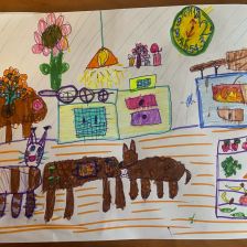 Арина Юрьена Костина в конкурсе «Замурчательные рисунки»