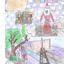 Никита Максимович Емельянов в конкурсе «Замурчательные рисунки»