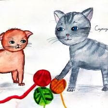 Айлина Ильдаровна Гарифуллина в конкурсе «Замурчательные рисунки»