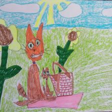 Варвара Алексеевна Семенкова в конкурсе «Замурчательные рисунки»