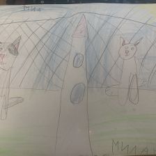 Милана Евгеньевна Фроликова в конкурсе «Замурчательные рисунки»